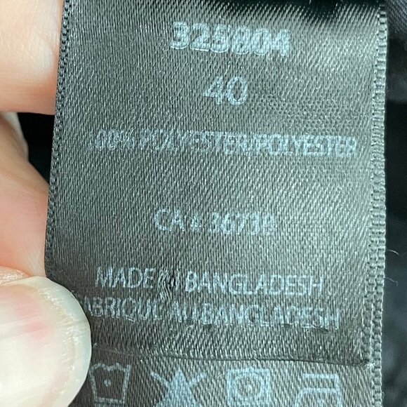 Haggar 1926 Casual 5 Pocket Polyester Plaid Bermuda Shorts Brown + Black Sz 40 - Picture 7 of 9